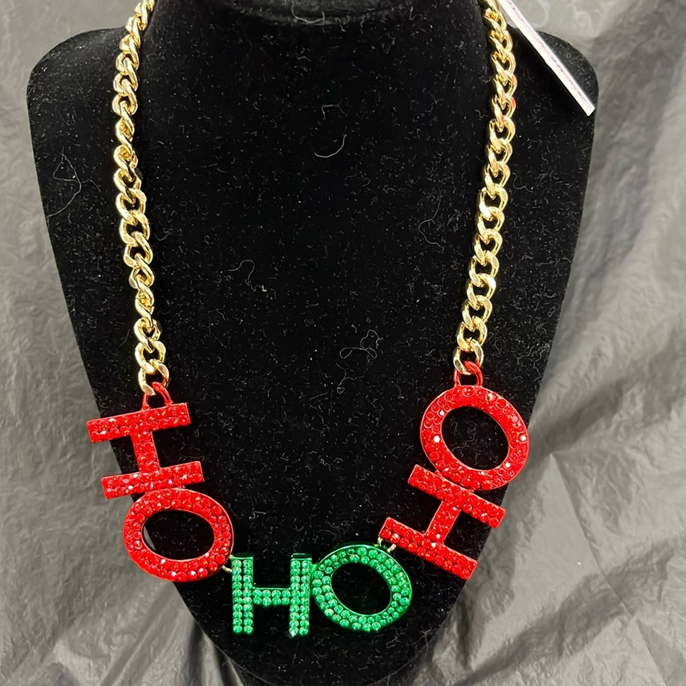 Betsey Johnson ho ho necklace